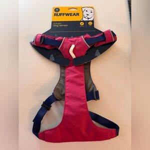 Pink and Blue Dog Harness by RuffWear Sz Medium